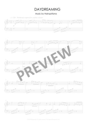 Haingotiana_Impressions_Daydreaming_sheet music preview